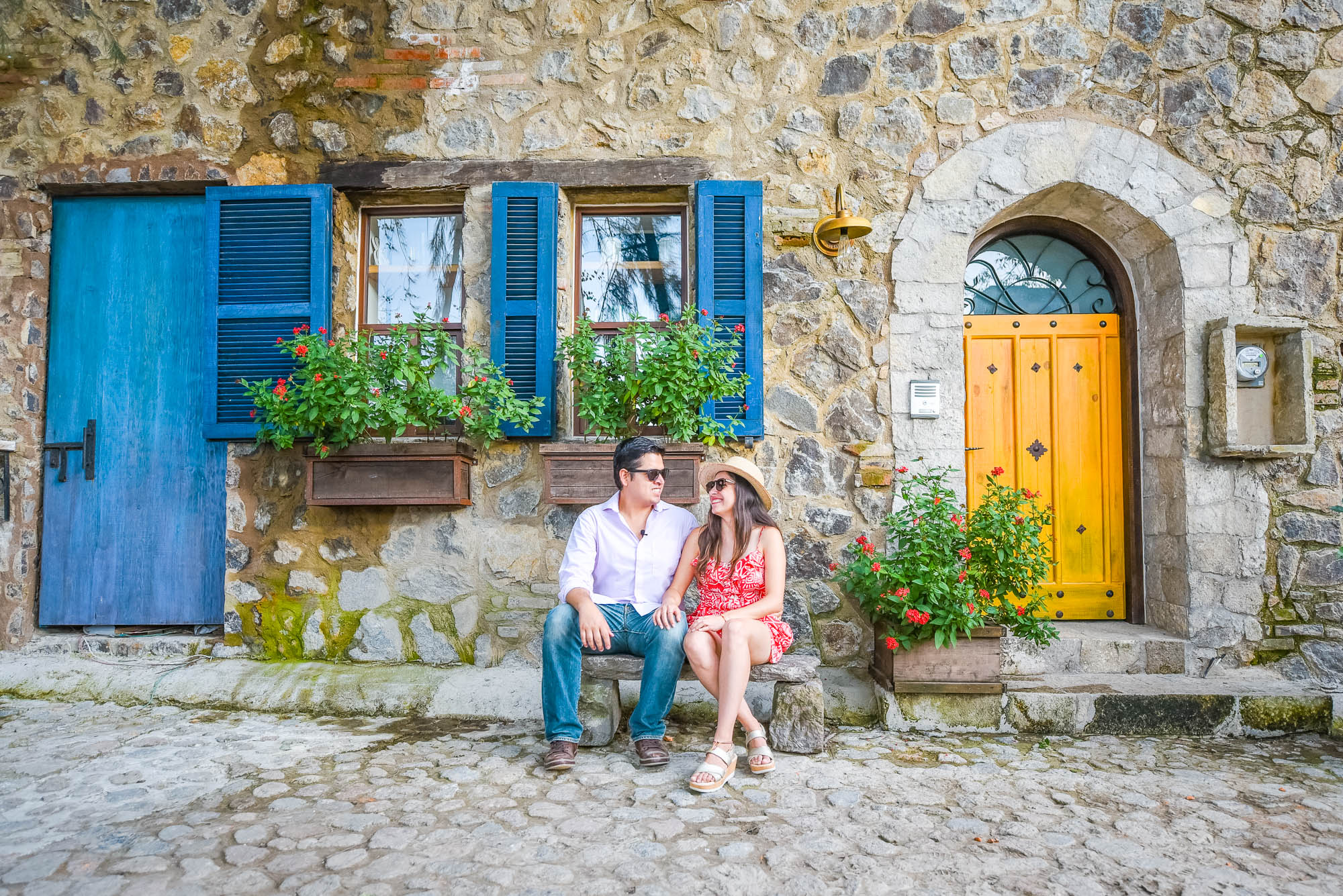 visitantes disfrutando de Val'Quirico